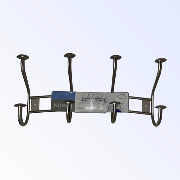 Storage & Organization | Sturdy Wall Storage 4 Mounted Double Hooks ...